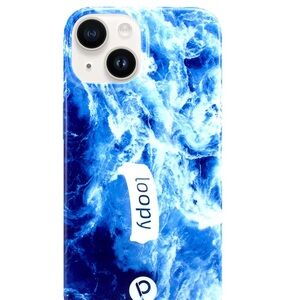 Loopy Case Blue Ocean Swirl Phone Case IPhone 14